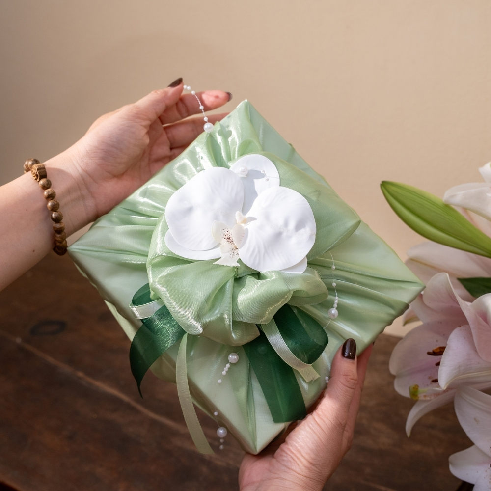 [Hộp] Set Hộp Lụa Thủ Công